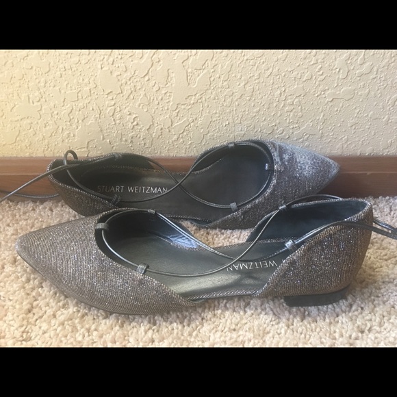 Stuart Weitzman Gillian Lace up d’Orsay flat - Picture 2 of 8